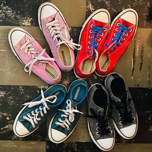Lot of 4 Converse Sneakers
